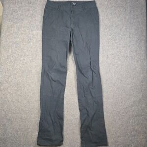 Mountain Hardwear AP Pants Mens 34x36 Gray Roll Up Leg Stretch Outdoors Hiking